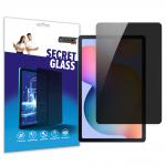 Folie protectie sticla hibrid GrizzGlass SecretGlass Privacy compatibila cu Samsung Galaxy Tab S6 Lite 2022, Negru 2 - lerato.ro