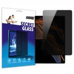 Folie protectie sticla hibrid GrizzGlass SecretGlass Privacy compatibila cu Samsung Galaxy Tab S8 Ultra, Negru 2 - lerato.ro