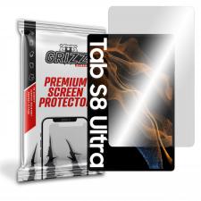 Folii tablete, Folie protectie sticla hibrid GrizzGlass HybridGlass compatibila cu Samsung Galaxy Tab S8 Ultra, Transparent, lerato.ro