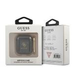 Carcasa Guess GUA2UCG4GK Glitter compatibila cu Apple AirPods 1/2 Negru 3 - lerato.ro