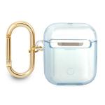Carcasa Guess GUA2HHTSB Strap compatibila cu Apple AirPods 1 Albastru 4 - lerato.ro