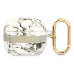 Carcasa Guess UA3HCHMAG Marble Strap compatibila cu Apple AirPods 3 Gri 2 - lerato.ro