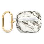 Carcasa Guess UA3HCHMAG Marble Strap compatibila cu Apple AirPods 3 Gri 4 - lerato.ro