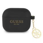 Carcasa Guess GUA3LSC4EK Silicone Charm 4G compatibila cu Apple AirPods 3 Negru 2 - lerato.ro