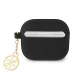 Carcasa Guess GUA3LSC4EK Silicone Charm 4G compatibila cu Apple AirPods 3 Negru 3 - lerato.ro