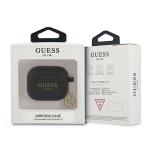 Carcasa Guess GUA3LSC4EK Silicone Charm 4G compatibila cu Apple AirPods 3 Negru 4 - lerato.ro