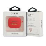 Carcasa Guess GUA3LSCHSR Silicone Charm Heart compatibila cu Apple AirPods 3 Rosu 3 - lerato.ro