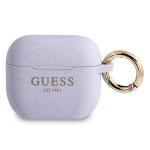 Carcasa Guess GUA3SGGEU Silicone Glitter compatibila cu Apple AirPods 3 Mov 2 - lerato.ro