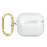 Carcasa Guess GUA3HHTSB Strap compatibila cu Apple AirPods 3 Albastru 3 - lerato.ro
