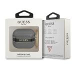 Carcasa Guess GUA3HHTSK Strap compatibila cu Apple AirPods 3 Negru 3 - lerato.ro