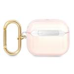 Carcasa Guess GUA3HHTSP Strap compatibila cu Apple AirPods 3 Roz 4 - lerato.ro