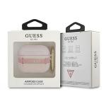 Carcasa Guess GUA3HHTSP Strap compatibila cu Apple AirPods 3 Roz 3 - lerato.ro