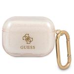Carcasa Guess GUAPUCG4GD Glitter compatibila cu Apple AirPods Pro Gold 2 - lerato.ro