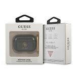 Carcasa Guess GUAPUCG4GK Glitter compatibila cu Apple AirPods Pro Negru