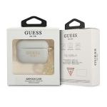 Carcasa Guess GUAPLSC4EG Silicone Charm 4G compatibila cu Apple AirPods Pro Gri 4 - lerato.ro