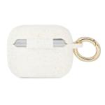 Carcasa Guess GUAPSGGEH Silicone Glitter compatibila cu Apple AirPods Pro Alb 3 - lerato.ro