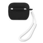 Carcasa Guess GUACAPLSVSBW Silicone Vintage compatibila cu Apple AirPods Pro Negru 3 - lerato.ro