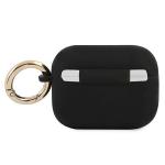 Carcasa Guess GUAPSSSK Silicone Vintage Script compatibila cu Apple AirPods Pro Negru 3 - lerato.ro