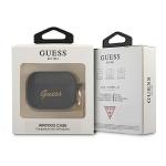 Carcasa Guess GUAPSSSK Silicone Vintage Script compatibila cu Apple AirPods Pro Negru 4 - lerato.ro