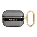 Carcasa Guess GUAPHHTSK Strap compatibila cu Apple AirPods Pro Negru 2 - lerato.ro