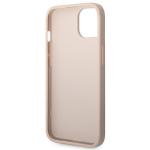 Husa Guess GUHCP14MG4GFPI compatibila cu iPhone 14 Plus, 4G Metal Gold Logo, Roz 9 - lerato.ro