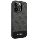 Husa Guess GUHCP14XG4GLGR compatibila cu iPhone 14 Pro Max, 4G Stripe, Gri 6 - lerato.ro