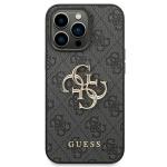 Husa Guess GUHCP14X4GMGGR compatibila cu iPhone 14 Pro Max, 4G Big Metal Logo, Gri