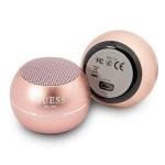 Boxa portabila wireless Guess GUWSALGEP, Bluetooth 5.0, 300 mAh, Microfon, Aluminiu, Roz 3 - lerato.ro