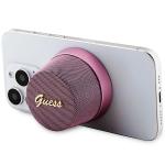 Boxa portabila wireless Guess Magnetic Script Metal, Bluetooth 5.3, 1200 mAh, 3W, USB-C, Roz 7 - lerato.ro