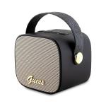 Boxa portabila wireless Guess GUWSB2P4SMK, Leather Script Logo Strap, Bluetooth 5.3, 1200 mAh, USB-C, Negru 4 - lerato.ro