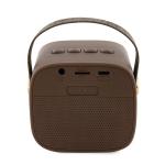 Boxa portabila wireless Guess GUWSB2P4SMW, Leather Script Logo Strap, Bluetooth 5.3, 1200 mAh, USB-C, Maro 4 - lerato.ro