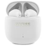 Casti wireless Guess GUTWSJ14ESGH TWS, Printed Classic Logo, Bluetooth 5.3, 300 mAh, USB-C, IPX5, Alb 2 - lerato.ro