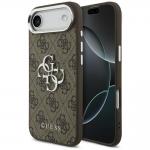 Carcasa Guess 4G Big 4G Classic Logo compatibila cu iPhone 17 Air, Brown 4 - lerato.ro