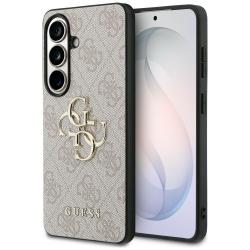 Carcasa Guess 4G Big Metal Logo compatibila cu Samsung Galaxy S26, Roz