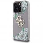 Carcasa Guess Guess Grained Roses Big 4G Logo compatibila cu iPhone 16 Pro Max, Violet 3 - lerato.ro