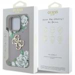 Carcasa Guess Guess Grained Roses Big 4G Logo compatibila cu iPhone 16 Pro Max, Violet 9 - lerato.ro