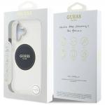 Carcasa Guess IML Metal Colored Circle Classic Logo, cu MagSafe, compatibila cu iPhone 16, Negru 9 - lerato.ro