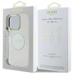 Carcasa Guess IML Metal Colored Circle Classic Logo, cu MagSafe, compatibila cu iPhone 16  Pro Max, Alb 9 - lerato.ro