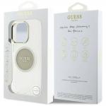Carcasa Guess IML Metal Colored Circle Classic Logo, cu MagSafe, compatibila cu iPhone 16 Pro Max, Gri 9 - lerato.ro