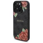 Carcasa Guess 4G Flowers Print, cu MagSafe, compatibila cu iPhone 16 Pro Max, Negru 3 - lerato.ro