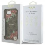 Carcasa Guess 4G Flowers Print, cu MagSafe, compatibila cu iPhone 16e, Maro 9 - lerato.ro