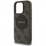 Carcasa Guess 4G Circle Classic Logo, cu MagSafe, compatibila cu iPhone 16 Pro, Maro 7 - lerato.ro