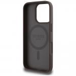 Carcasa Guess 4G Circle Classic Logo, cu MagSafe, compatibila cu iPhone 16 Pro, Maro 8 - lerato.ro