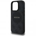 Carcasa Guess 4G Circle Classic Logo, cu MagSafe, compatibila cu iPhone 16 Pro, Negru 7 - lerato.ro