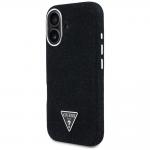 Carcasa Guess Denim Triangle Logo MagSafe, compatibile cu iPhone 16, Negru 3 - lerato.ro