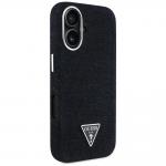 Carcasa Guess Denim Triangle Logo MagSafe, compatibile cu iPhone 16, Negru 5 - lerato.ro