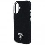 Carcasa Guess Denim Triangle Logo MagSafe, compatibile cu iPhone 16, Negru 7 - lerato.ro