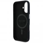 Carcasa Guess Denim Triangle Logo MagSafe, compatibile cu iPhone 16, Negru 8 - lerato.ro