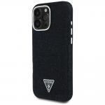 Carcasa Guess Denim Triangle Logo MagSafe, compatibile cu iPhone 16 Pro, Negru 3 - lerato.ro