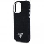 Carcasa Guess Denim Triangle Logo MagSafe, compatibile cu iPhone 16 Pro, Negru 7 - lerato.ro